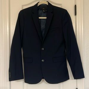H&M slim fit blazer navy blue size 34R